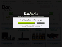 Tablet Screenshot of dansmoke.com